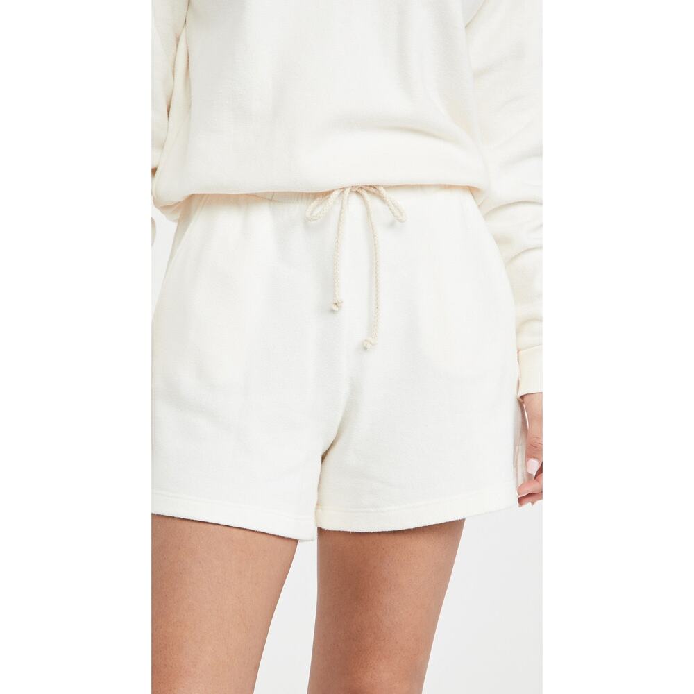 DONNI. Vintage Fleece Shorts Creme - S